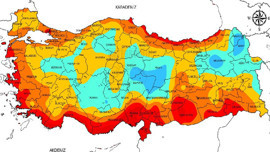Türkiye'ye pazartesi gece uyarısı sadece salı da devam edecek