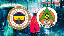 Sağanak yağış alarmı! Fenerbahçe- Alanyaspor maçı ertelendi mi? İptal oldu mu?