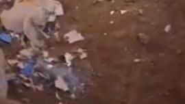 Erzurum’da  en az 5 metrelik kuyuya bakan vatandaşlar içindekileri görünce hayrete düştü