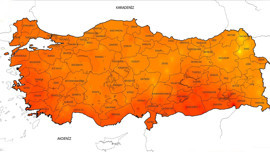 Türkiye salı gecesi Akdeniz'den çıkıp gidecek çarşamba sabah böyle