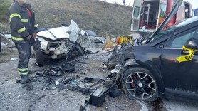 Kütahya'da feci kazada can pazarı! Ölü ve yaralılar var