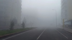 Bu ilimize yaşayanlar... Göz gözü görmüyor, her tarafı sis kapladı