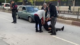 Antalya'da otomobilin çarptığı bisikletli ölümden döndü
