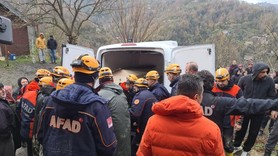 Zonguldak'ta göçükte kalan anne ve oğlun cenazeleri çıkartıldı
