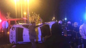 Kütahya'da trafik kazası! 2 kişi yaralandı