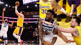 Doncic ve LeBron James direksiyona geçti! NBA’de Lakers, Timberwolves'u yendi