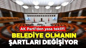 AK Parti'den yeni yasa teklifi! Belediyelere yeni düzenleme geldi!