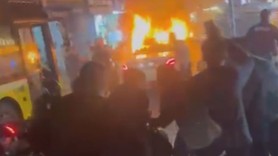 Şampiyonluk kutlamalarında havai fişek yangın çıkarttı!