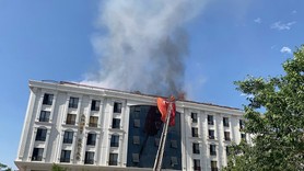 Iğdır'da kız öğrenci yurdunda korkutan yangın!