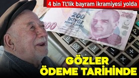 Emekliye bayram müjdesi! 4 bin TL'lik ikramiye yolda! Gözler ödeme tarihlerinde