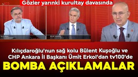 Gözler yarınki Kurultay davasında! Kılıçdaroğlu’nun sağ kolu Bülent Kuşoğlu ve CHP Ankara İl Başkanı Ümit Erkol’dan tv100'de bomba açıklamalar!