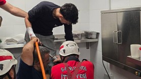 Elini kıyma makinesine kaptırdı! Hastanede makine kesildi