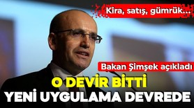 Bakan Şimşek açıkladı! Kamu harcamalarında yeni dönem! O devir bitti!
