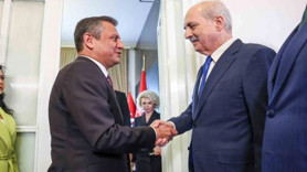 TBMM Başkanı Kurtulmuş, CHP Genel Başkanı Özgür Özel'i ziyaret etti