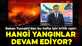 Bakan Yumaklı yangınlarda son durumu açıkladı! 'Çok riskli bir haftadayız!'