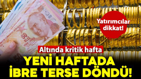 Yatırımcılar dikkat! Altında kritik hafta: Yeni haftaya düşüşle başladı