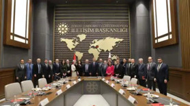 Türkiye Basın Federasyonu'ndan İletişim Başkanı Duran'a ziyaret