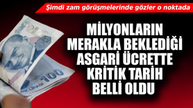 Milyonların merakla beklediği asgari ücrette kritik tarih belli oldu! Şimdi zam görüşmelerinde gözler o noktada