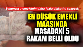 En düşük emekli maaşında masadaki 5 rakam belli oldu! Sonuncusu emeklinin dikkatini biraz daha çekecek