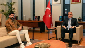 Burak Özçivit'ten Kültür ve Turizm Bakanı Mehmet Nuri Ersoy'a ziyaret! "Birlikte güzel işlere imza atacağız"