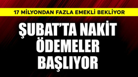 17 milyon emeklinin beklediği nakit Şubat'ta gelecek