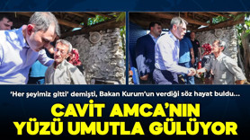 Bakan Kurum’un verdiği söz hayat buldu! Cavit Amca'nın yüzü umutla gülüyor!