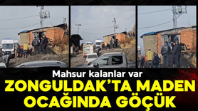 Zonguldak'ta maden ocağında göçük! Mahsur kalanlar var