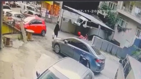 Kağıthane'de minibüs otomobile, otomobil yayaya çarptı: Yanımdaki araç olmasa morgdaydım