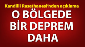 O bölgede bir deprem daha! Kandilli'den açıklama
