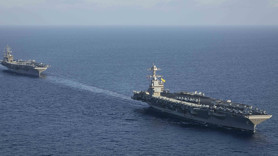 ABD donanması alarm durumunda! Üç denizde 23 savaş gemisi konuşlandı