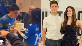 Milli futbolcu Arda Güler'e sevgilisinden romantik kutlama! Maç sonrası çifte mutluluk