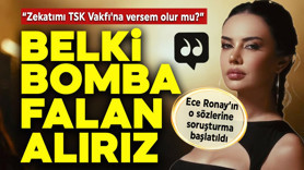Fenomen Ece Ronay'ın o sözlerine soruşturma başlatıldı: "Zekatımı TSK Vakfı'na vermek istiyorum belki bomba falan alırız!"
