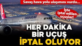 Orta Doğu'ya bazı uçuşlar iptal edildi! Türk hava sahasında son durum