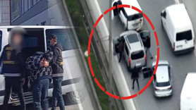 Polis dronla takip edip böyle paketledi!