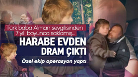 Bursa’da akılalmaz olay! Türk baba 7 yıl boyunca Alman sevgilisinden sakladı! Kayıp çocuk harabe evden çıktı