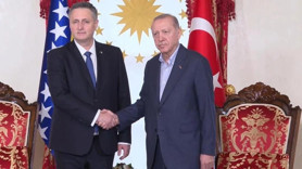 Cumhurbaşkanı Erdoğan ve Becirovic'ten kritik görüşme