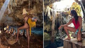 Eda Taşpınar'dan nefes kesen Meksika pozları! Mayokinili paylaşımı sosyal medyayı salladı