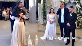 Şarkıcı Çelik gönülleri fethetti! "Kimsemiz yok" diyen çiftin düğününe katıldı