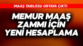 Memur maaş zammı için yeni hesaplama