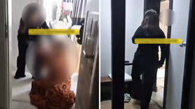 Eşini komşusuyla yakaladı! Açıklaması pes dedirtti: Kocam öğrenirse beni öldürür