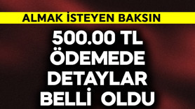 500.000 TL ödemede detaylar belli oldu! Almak isteyenler baksın