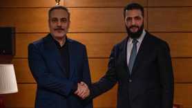 Bakan Fidan, Şara ile görüştü