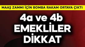 4a ve 4b emeklileri dikkat! Maaş zammı için bomba rakam ortaya çıktı