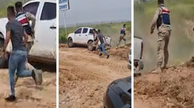 Sınırda nefes kesen takip! Kar maskeli kişiler 10 kilometre kovalandı!