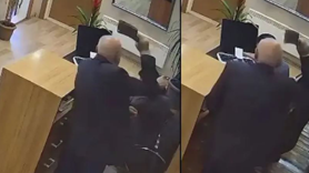 Ordu'da belediyede satırlı dehşet! Başına başına vurdu! O anlar saniye saniye kaydedildi!