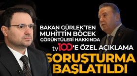 Adalet Bakanı Akın Gürlek'ten tv100'e açıklama: Muhittin Böcek görüntülerine soruşturma