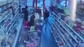 Jandarma personeli marketteki müşteriyi kalp masajıyla hayata bağladığı
