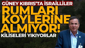 Güney Kıbrıs'ta gerilim! İsraillier Rumları köylerine sokmuyor! Kiliseleri yıkıyorlar