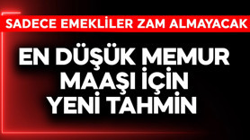 En düşük memur maaşı için yeni tahmin