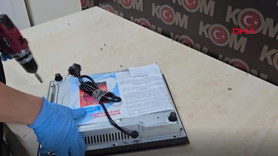 İzmir'de polisin dikkati milyonluk vurgunu ortaya çıkardı: Elektrikli ısıtıcının içine gizlemişler!